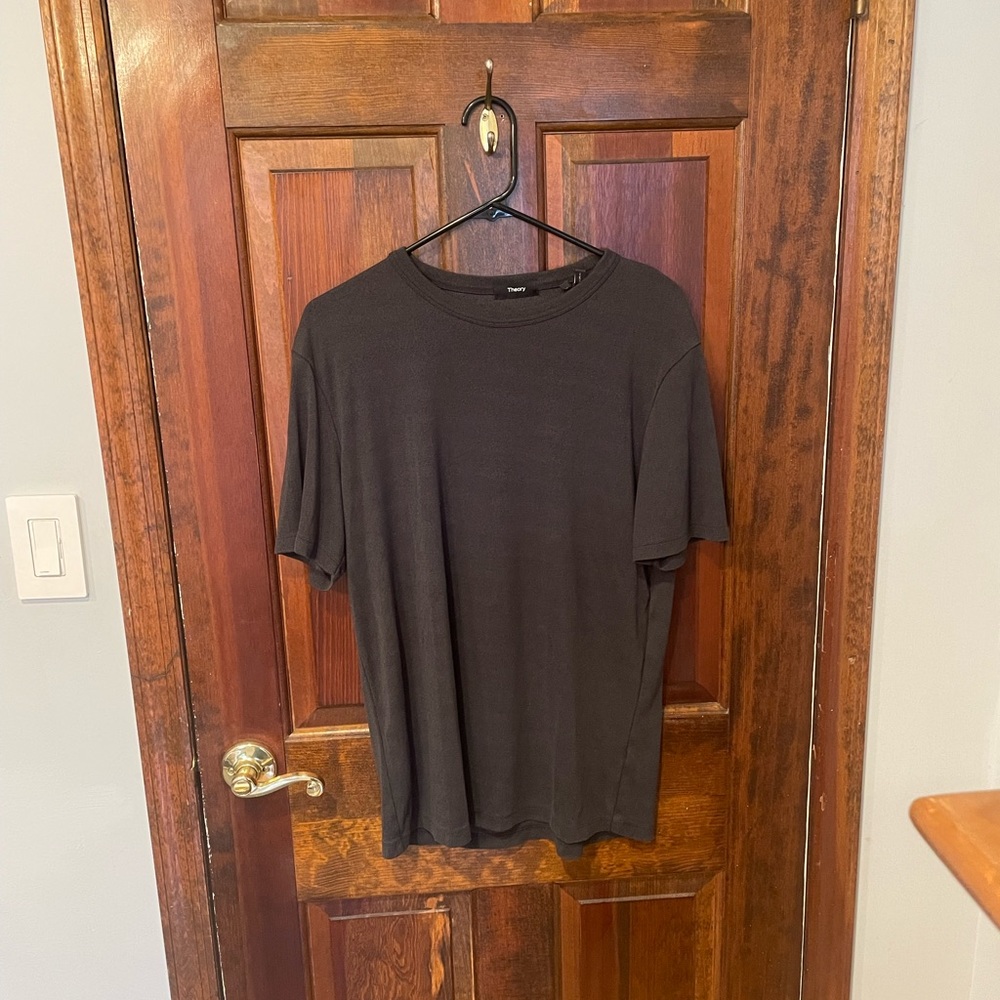 Theory Mens Black T Shirt